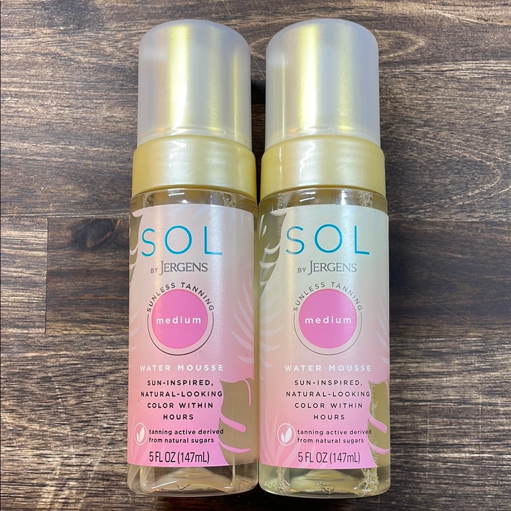 SOL by Jergens Sunless Tanning Water Mousse 2pk